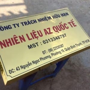 BIỂN ĐỒNG, INOX, ĂN MÒN